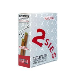 2 SIES HEMP BLUNT CIGARILLOS 15 PACK / BOX