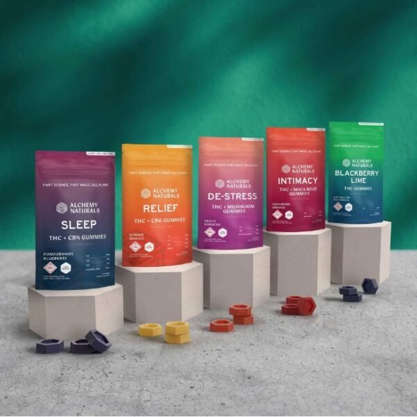 ALCHEMY NATURALS CBD 100MG 2PK GUMMIES 20CT/ BOX