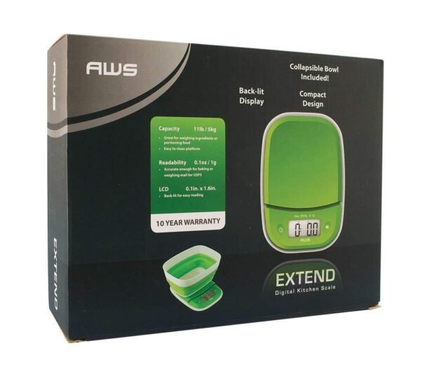AWS EXTEND 5K  KITCHEN SCALE 11LB/5000G