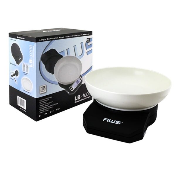 AWS LB-1000 COMPACT BOWL SCALE (1000G X 0.1)
