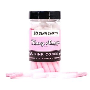 BLAZY SUSAN PINK CONES (50 | 53 MM SHORTYS) ULTRA THIN