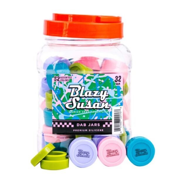 BLAZY SUSAN DAB JARS 32MM ASSORTED COLOR 52CT/ JAR