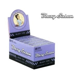 BLAZY SUSAN PURPLE PERFORATED FILTER TIPS 25 BOOKS PER BOX