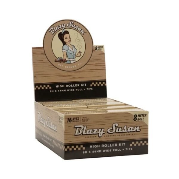 BLAZY SUSAN UNBLEACHED HIGH ROLLER 8METER 16 KITS / BOX