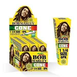 BOB MARLEY PRE ROLLED CONES 33CT/ DISPLAY