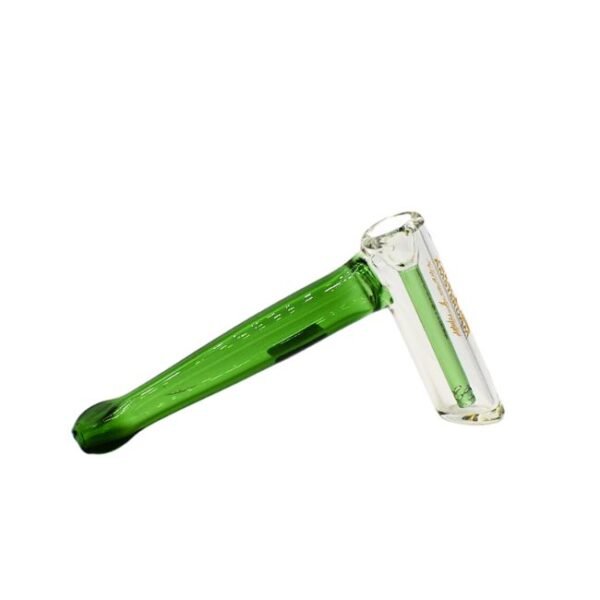 CLEAR HAMME WITH COLOR ACCENTS BUBBLER