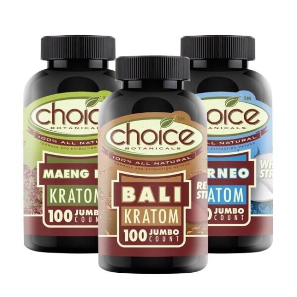 CHOICE KRATOM 100CT JUMBO CAPSULES