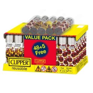 CLIPPER CLASSIC DESIGN LARGE 48 + 5 LIGHTERS