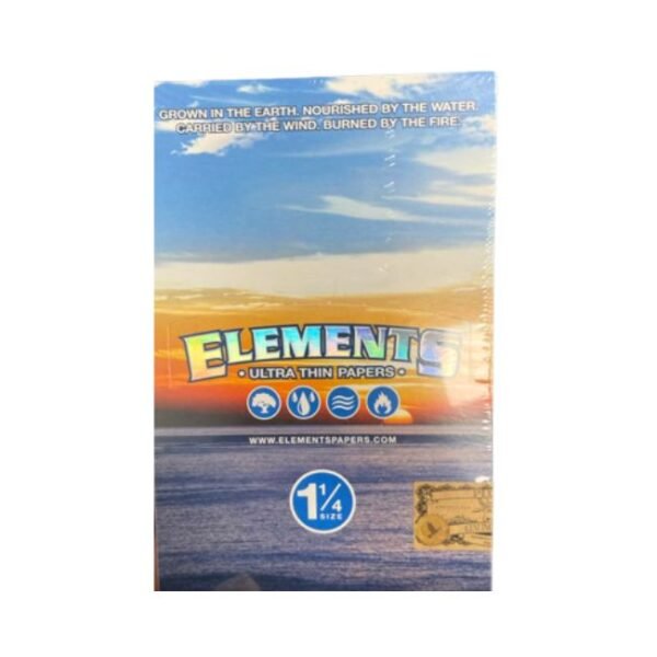 ELEMENTS ULTRA THIN 1 1/4 ROLLING PAPER 25CT/ BOX