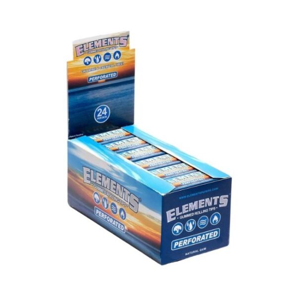 ELEMENTS PERFORATED GUMMED 33CT/ ROLLING TIPS 24CT/ BOX