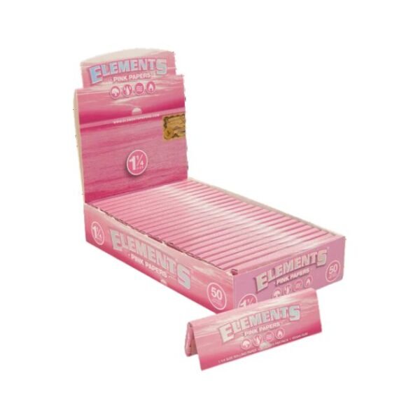 ELEMENTS PINK 1 1/4 PAPERS 25CT/ BOX