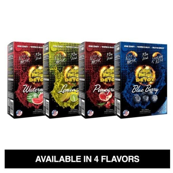 HIGH VOLTAGE DETOX 32 OZ DRINK 2PK