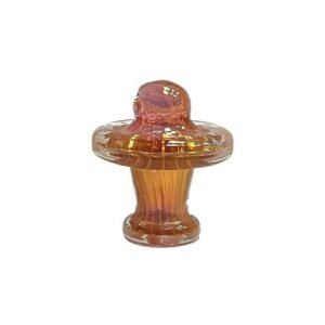 SMOQ GLASS PYREX DESIGN BLOWN CARB CAP