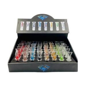 LARGE DIAMOND GLASS TIP CIGARETTE HOLDER 48CT/ BOX