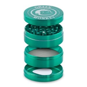 GREEN MONKEY 4 PART CAPUCHIN ZINC GRINDER 63MM