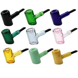 ROCKET MASHRINE HAMMER DESIGN SHERLOCK BUBBLER GLASS 5 INCH ASSORTED (GP1040)