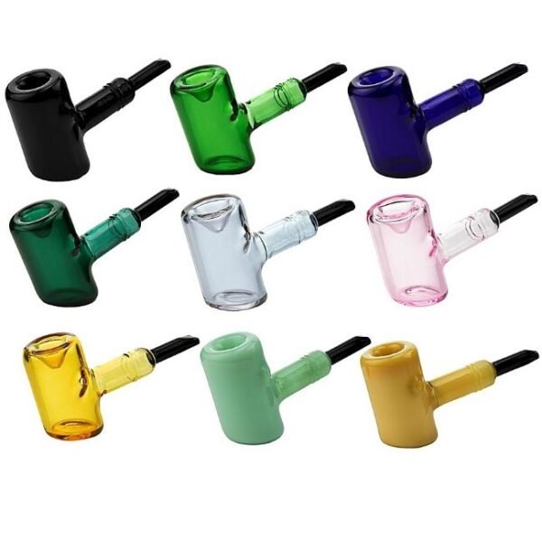 ROCKET MASHRINE HAMMER DESIGN SHERLOCK BUBBLER GLASS 5 INCH ASSORTED (GP1040)
