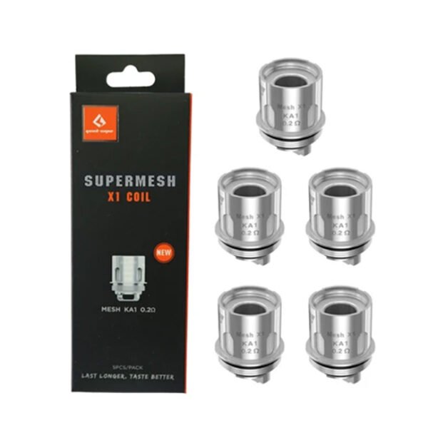 GEEKVAPE SUPERMESH (X1/ X2 COIL) 5CT/ PK