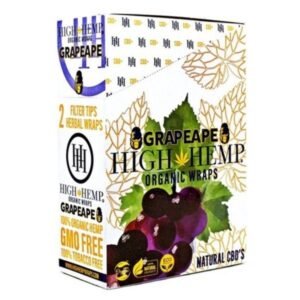 HIGH HEMP ORGANIC WRAPS POUCHES 2 CT/25 PK