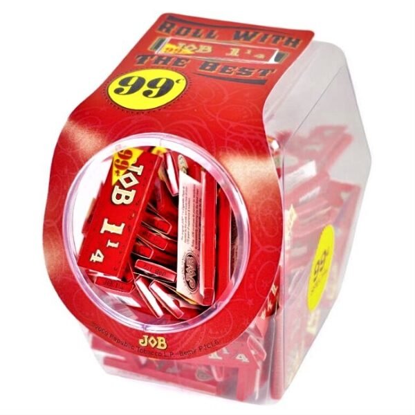 JOB 1 1/4 ORANGE CIGARETTE PAPER 0(.99C) 100CT JAR