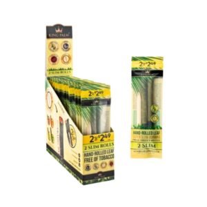 KING PALM 2PK PRE PRICED CONES 1.5GM 20CT DISPLAY  (SLIM ($2.49)