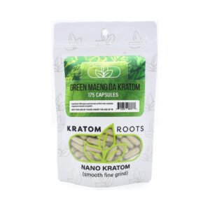 KRATOM ROOTS HIGH QUALITY NANO KRATOM 175CAPS/BAG