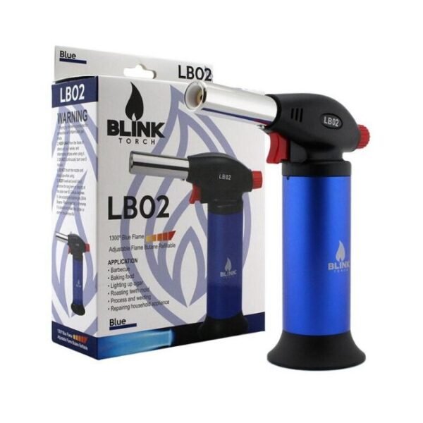 BLINK TORCH REFILLABLE BLUE FLAME BUTANE LIGHTER LB02