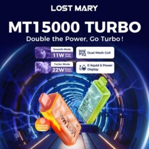 LOST MARY MT15000 TURBO 5% RECH. DISPOSABLE (80ML) 15K PUFFS 5CT/ BOX