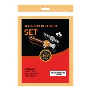 SMOQ GLASS NECTAR COLLECTOR WITH GLASS TIP 5.5 ASSORTED COLORS (NC02)