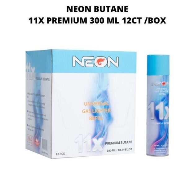 NEON BUTANE 11X PREMIUM 300ML 12CT/ BOX