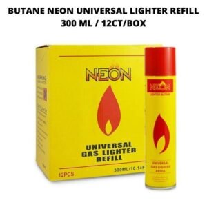 NEON BUTANE YELLOW 300ML 12CT/BOX