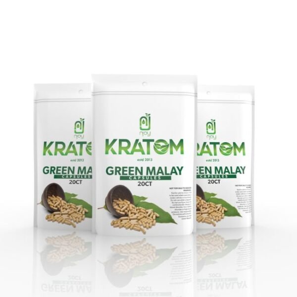 NJOY KRATOM 20CT CAPSULES BAG