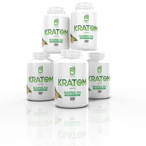 NJOY KRATOM 300CT CAPSULES JAR