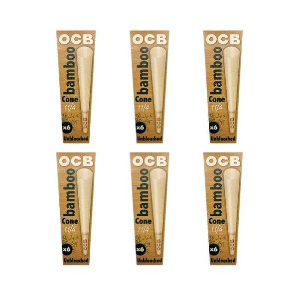 OCB BAMBOO UNBLEACHED CONES 24CT/ BOX