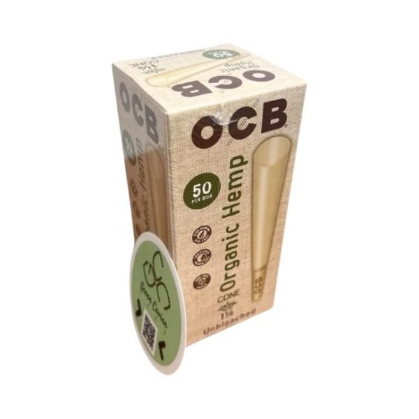 OCB ORGANIC HEMP UNBLEACHED CONES 24CT/ BOX