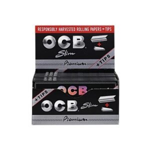 OCB PREMIUM PAPERS + TIPS SLIM (OCTPKSPM) 24CT/ BOX