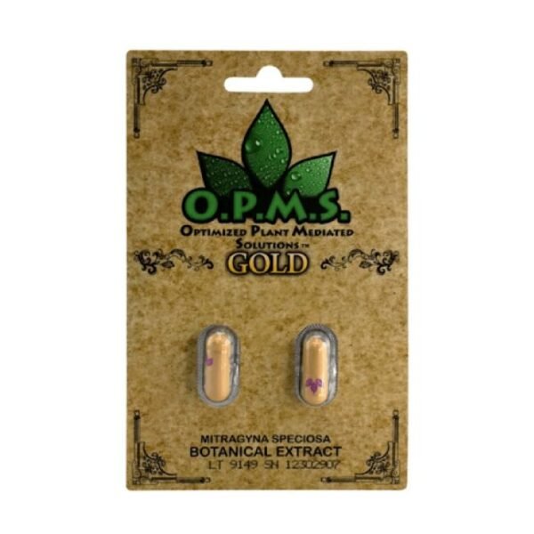 OPMS KRATOM GOLD 2CT CAPSULES