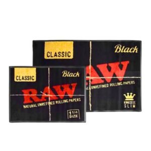 RAW BLACK DOOR MAT SMALL (60CM X 80CM)