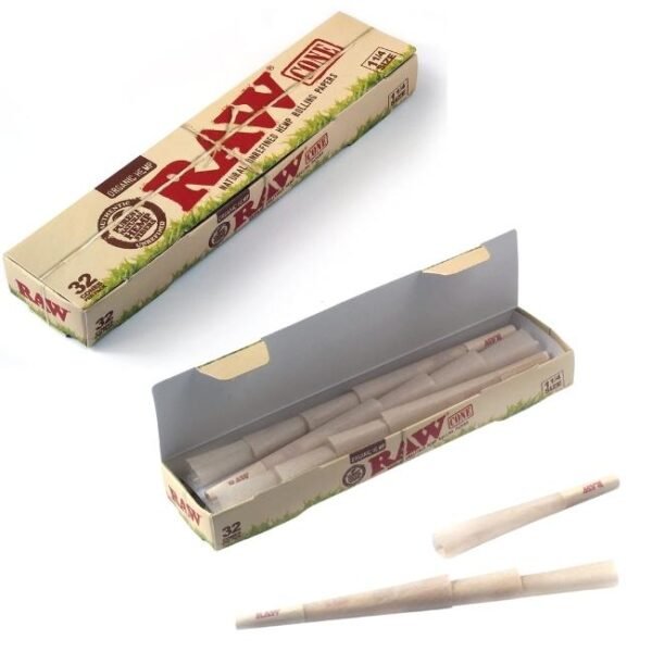 RAW CONES 32 CONES PER PACK SINGLE