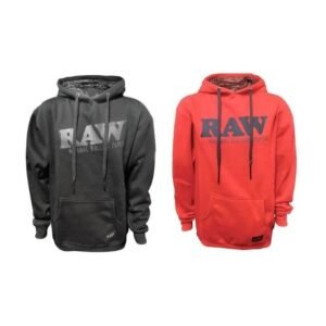 RAW BLACK LOGO HOODIES