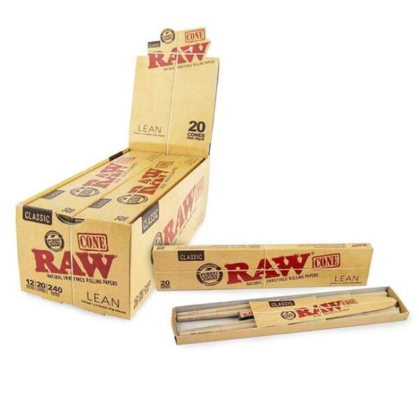 RAW LEAN CONE CLASSIC 240 CONES PER BOX