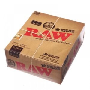RAW CLASSIC KING SIZE SUPREME PAPER 24 PER BOX
