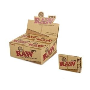 RAW PRE ROLLED TIPS 20 PER BOX