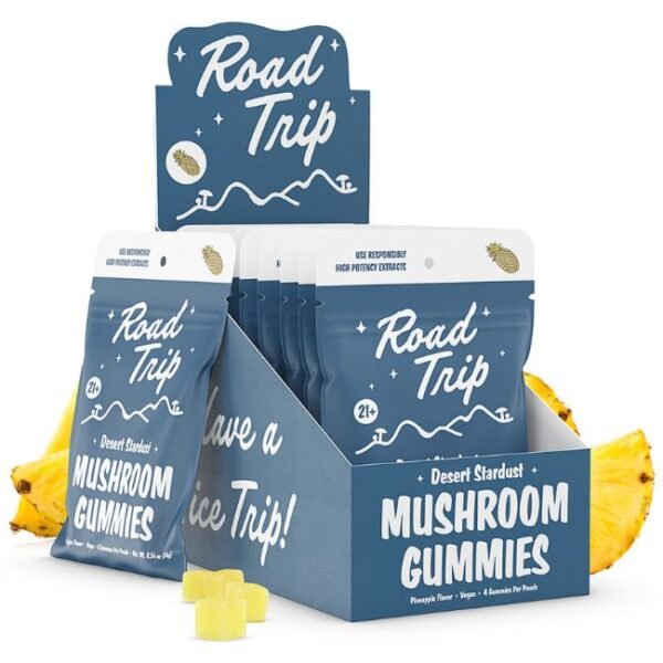 ROAD TRIP DESERT STARDUST MUSHROOM VEGAN GUMMIES 8CT/10PK