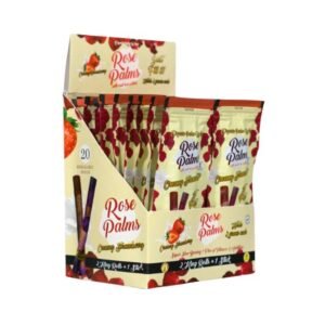 ROSE PALM 2 KING ROLLS + 1 STICK 2GM (20 POUCHES / BOX)