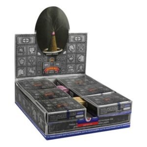 SATYA BACKFLOW DHOOP CONES SUPERHIT 12CT BOX