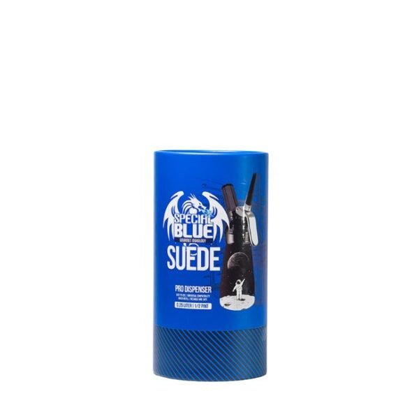 SPECIAL BLUE SUEDE PRO WITH PLASTIC HEAD 1/2 PINT DISPENSER