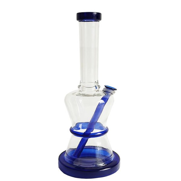 SLOPPY HIPPO 13 INCH BELL FIRE DESIGN GLASS WATERPIPE