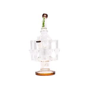SMOQ GLASS 12'' FANCY GLOB DESIGN WATER PIPE