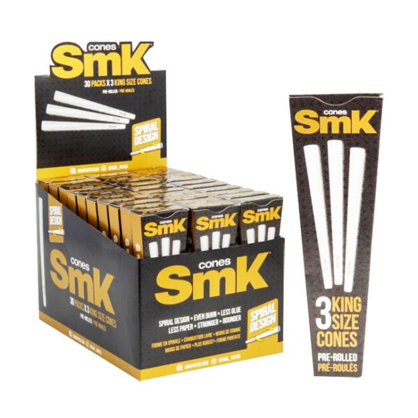 SMK CONES SPIRAL DESIGN PRE-ROLLED